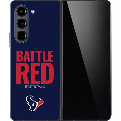 NFL Houston Texans Team Motto Galaxy Z Fold5 5G Skin